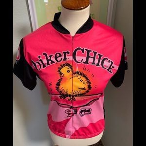 NWT Biker Chick Jersey Pink #1